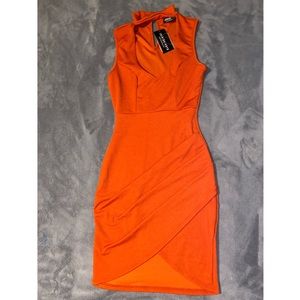 Orange  XS MINI DRESS